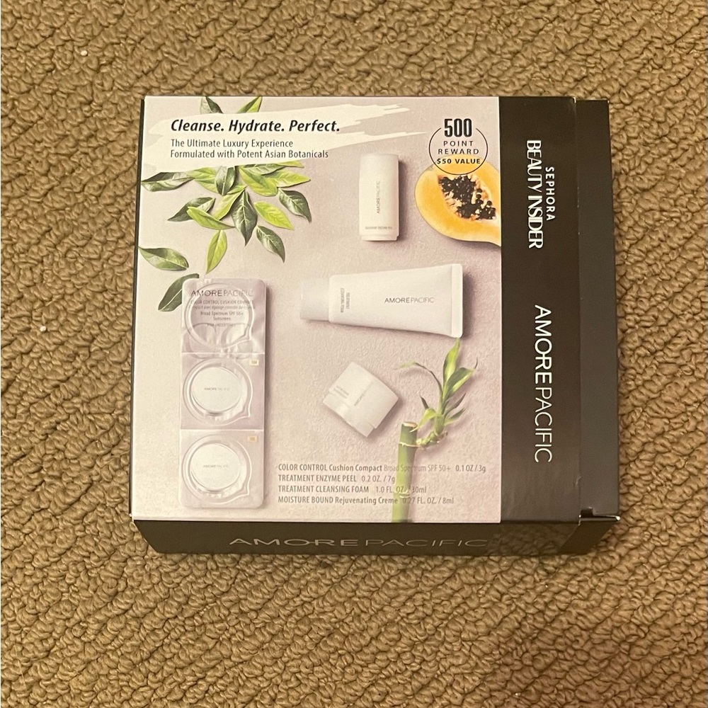 Amore Pacific Skincare Set - White and Black